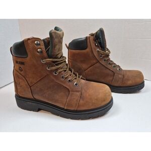 WOLVERINE W01074 BROWN LEATHER THERMOLITE ANKLE MEN'S 9.5 M BOOTS Work Gorpcore